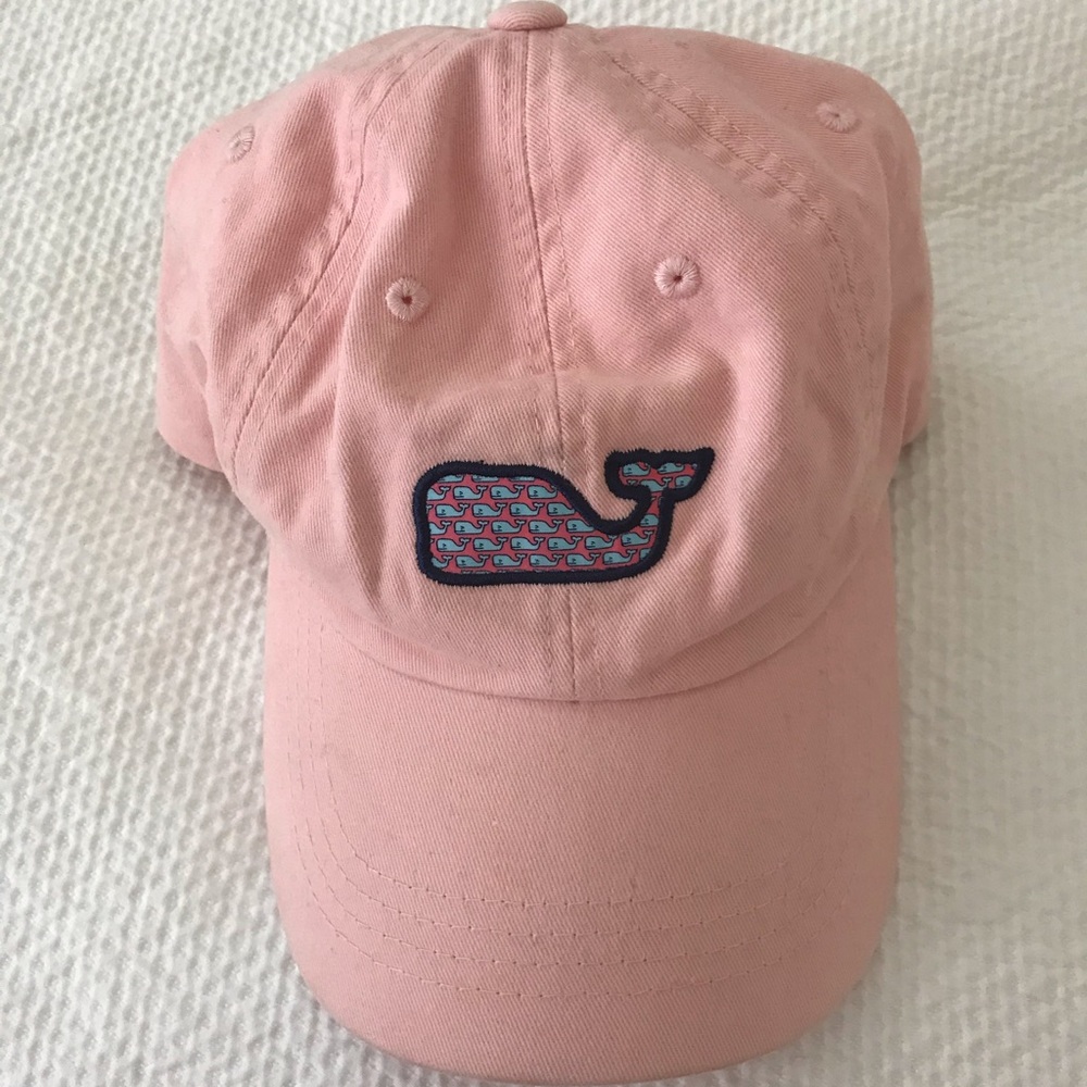 Vineyard Vines Pink Whale Soft-Style Hat